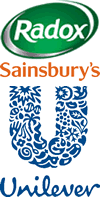 radox  Sainsbury's and Unilever logos